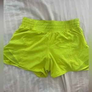 Lululemon neon shorts